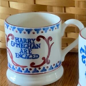 Emma Bridgewater Harry & Meghan Engagement Commemorative 1/2 pint mug